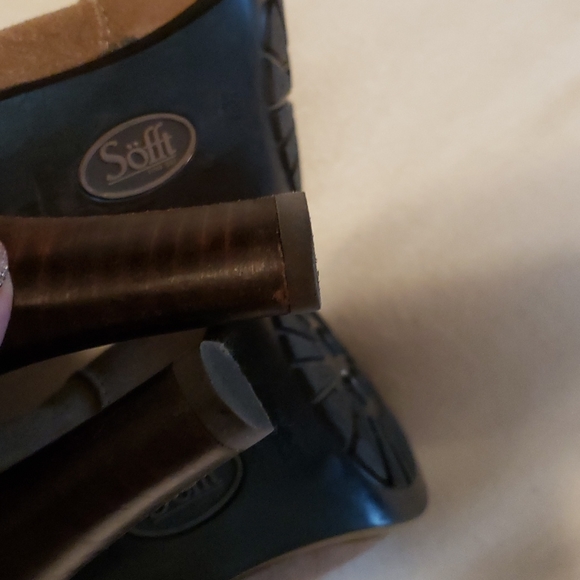 Sofft Slouchy Tall Suede Heeled Boot - Picture 7 of 14